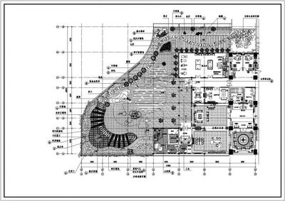 某办公楼屋顶花园环境工程设计套图